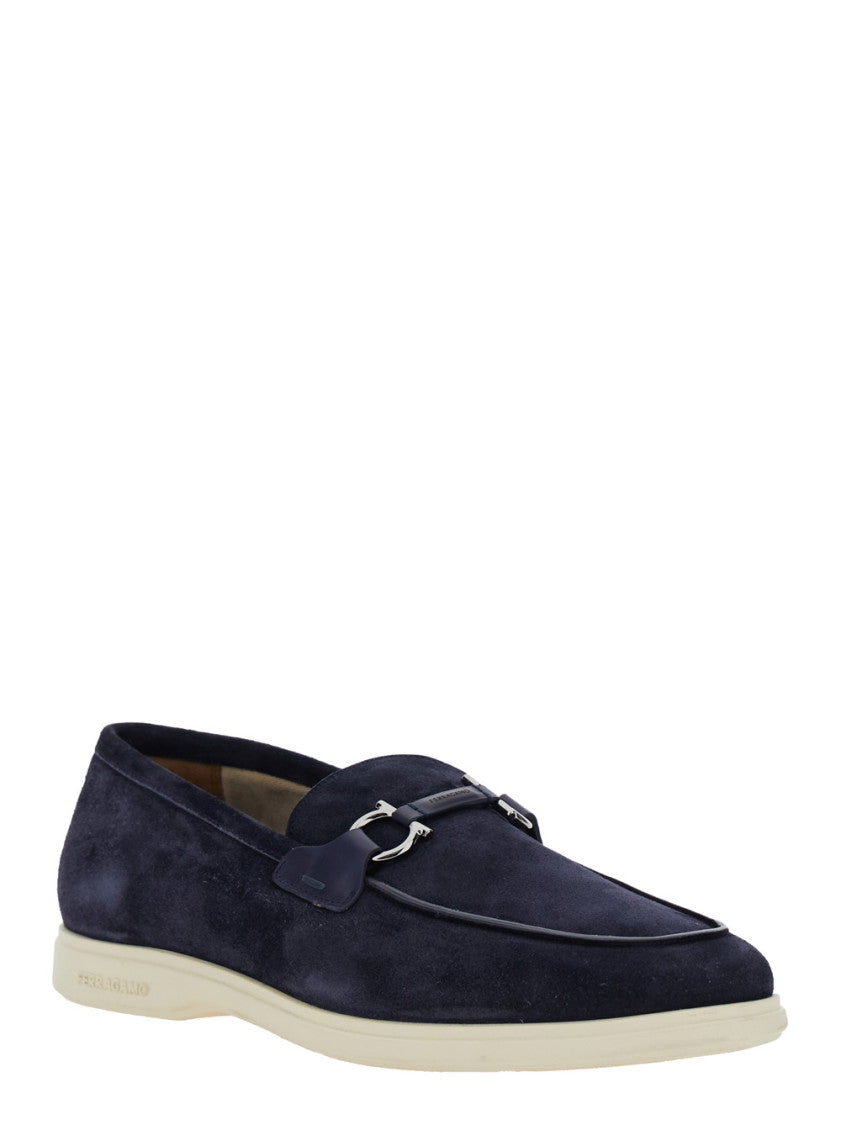 Navy Blue Slip On Loafers 2