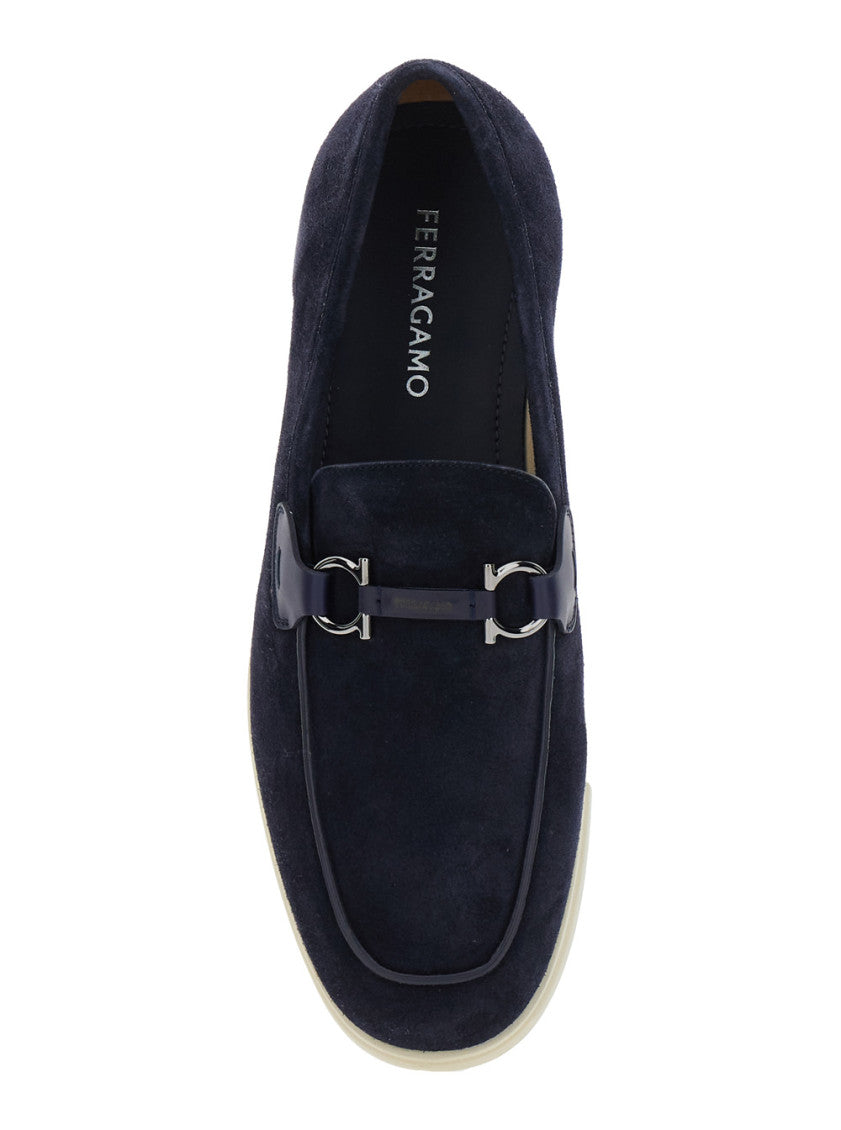 Navy Blue Slip On Loafers 4
