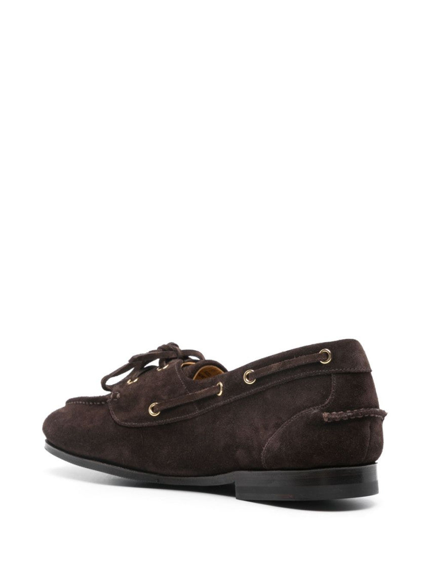 Brown Lace-up Loafers 3