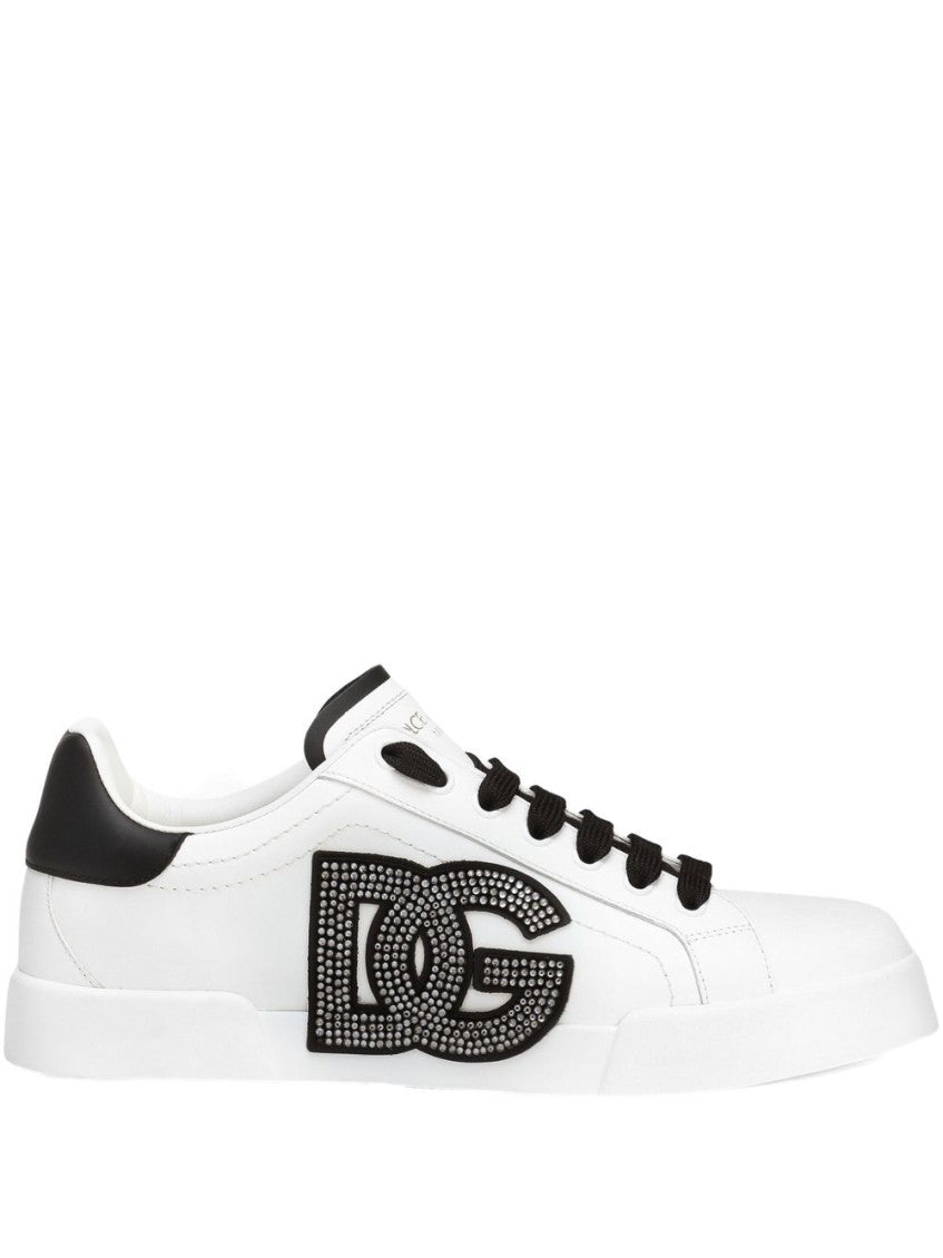White Leather Sneakers 1