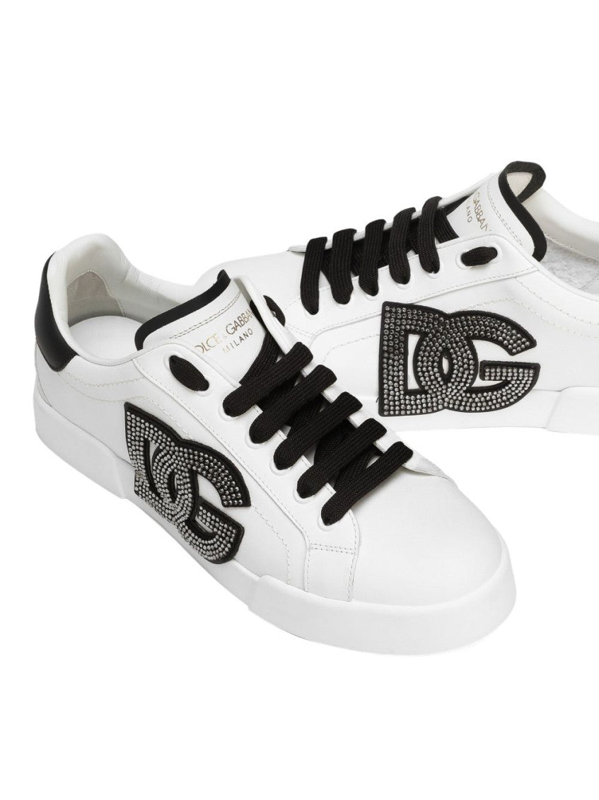 White Leather Sneakers 4