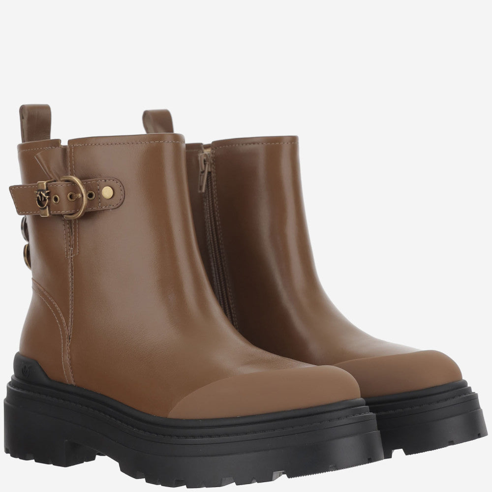 Brown Leather Ankle Boots 2