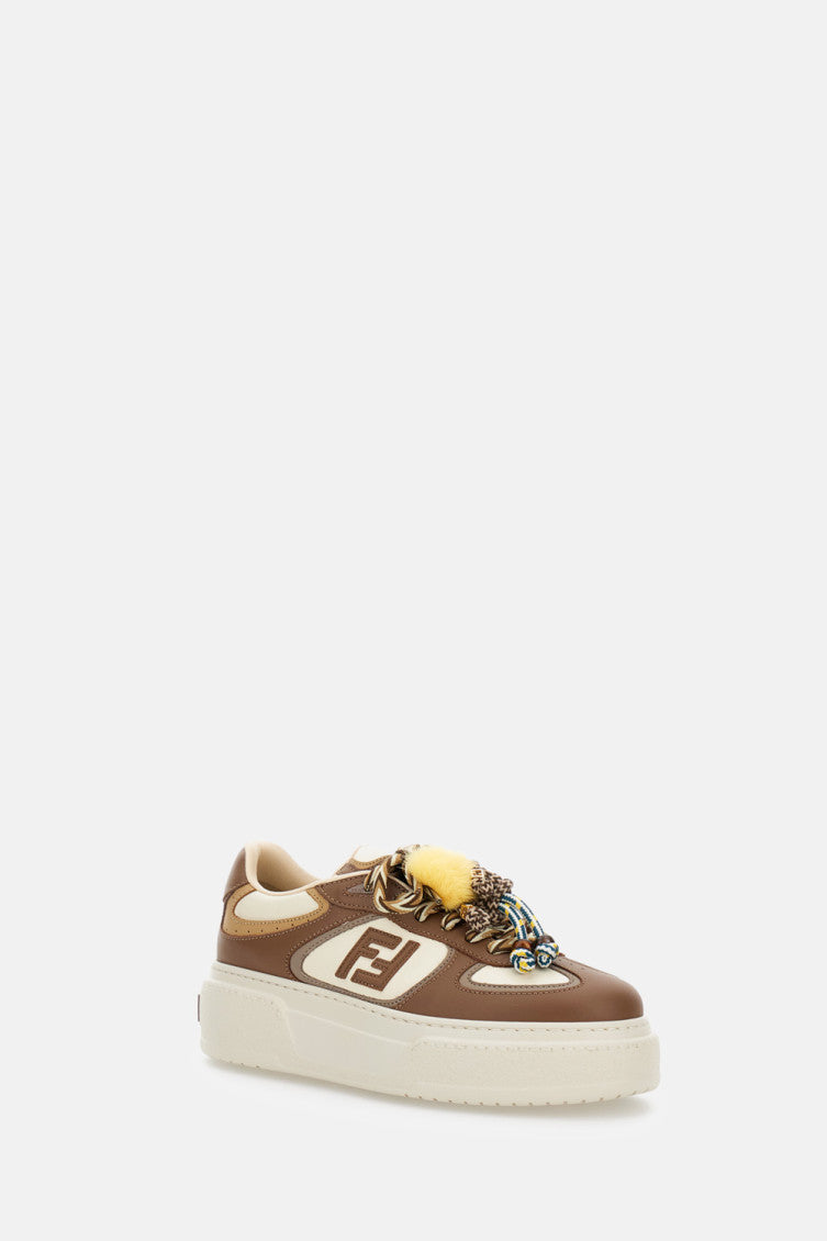 Brown Logo Sneakers 4