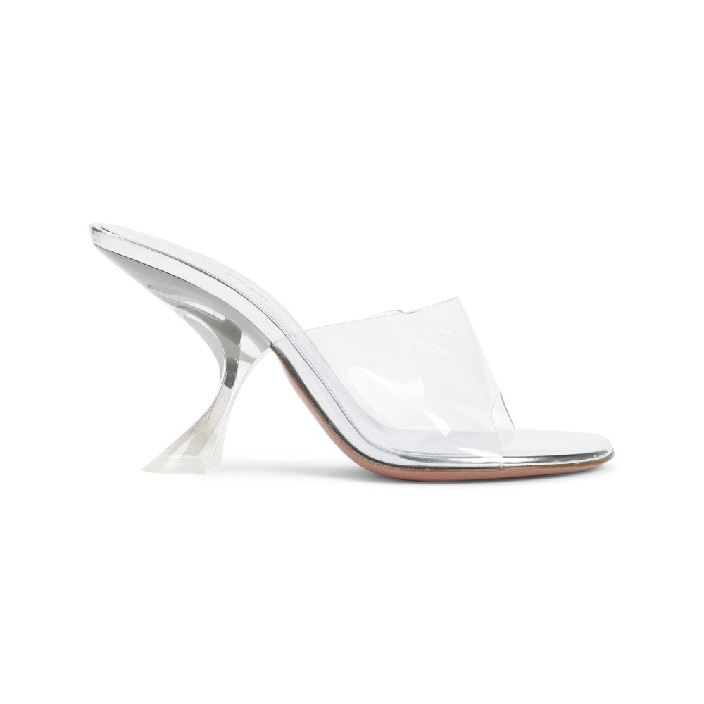 White Slip On Heels 1
