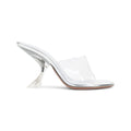 White Slip On Heels 1
