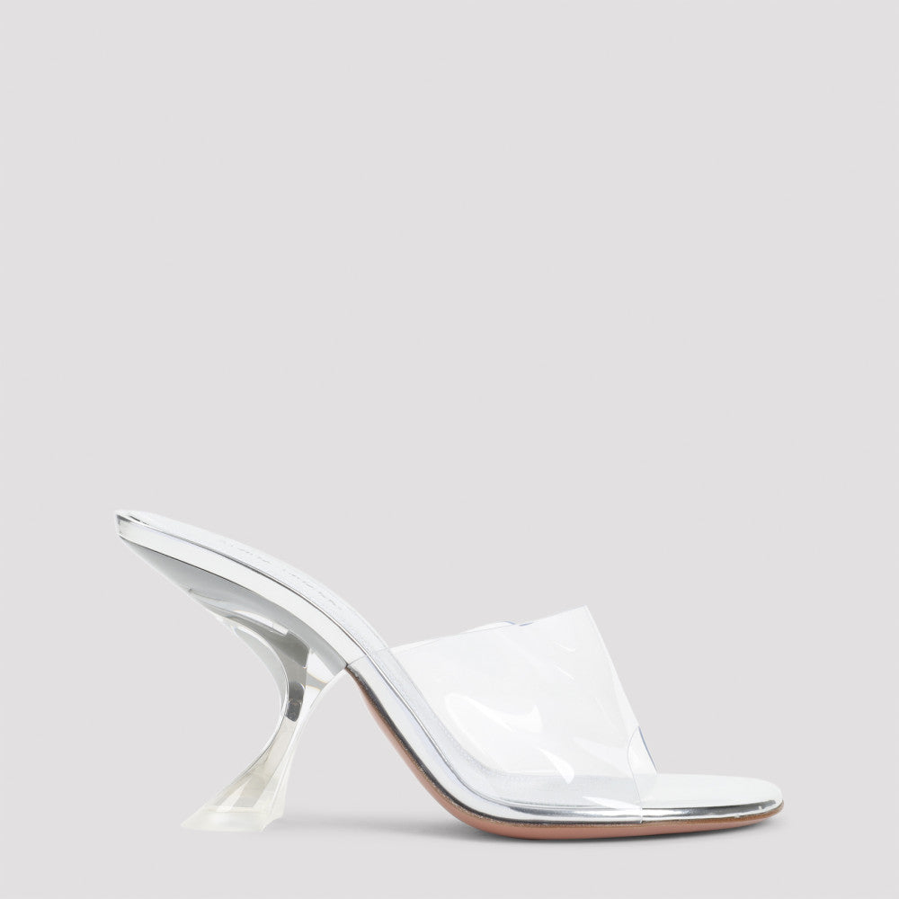 White Slip On Heels 2