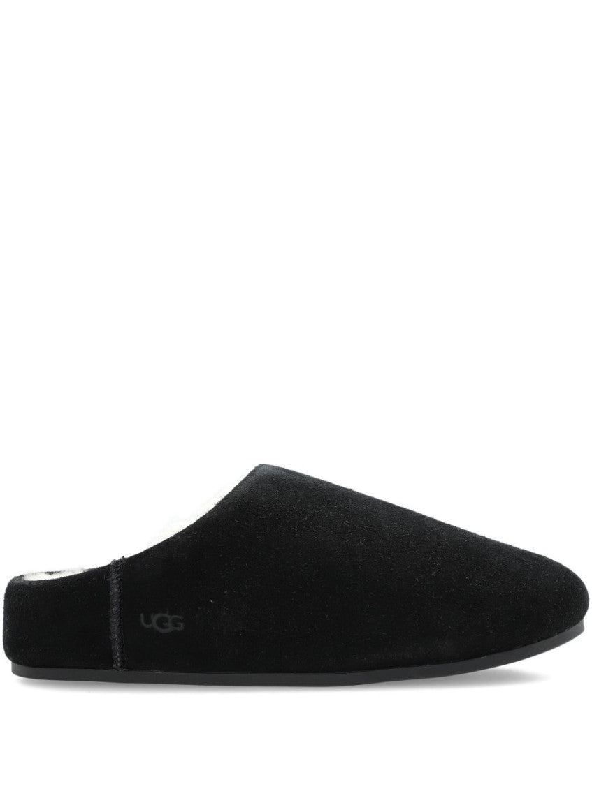 Black Slip On Slides 1