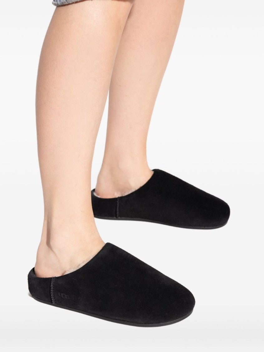 Black Slip On Slides 3