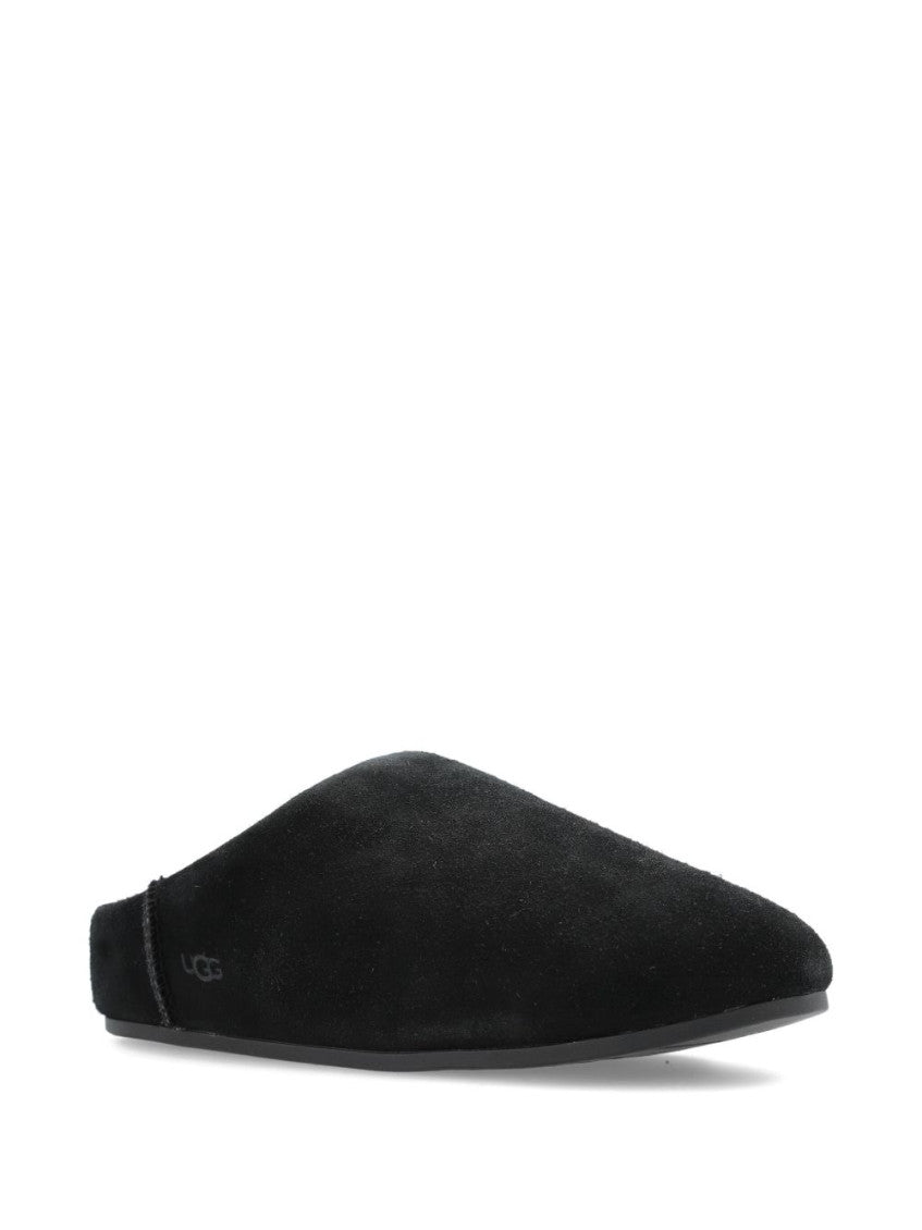 Black Slip On Slides 4