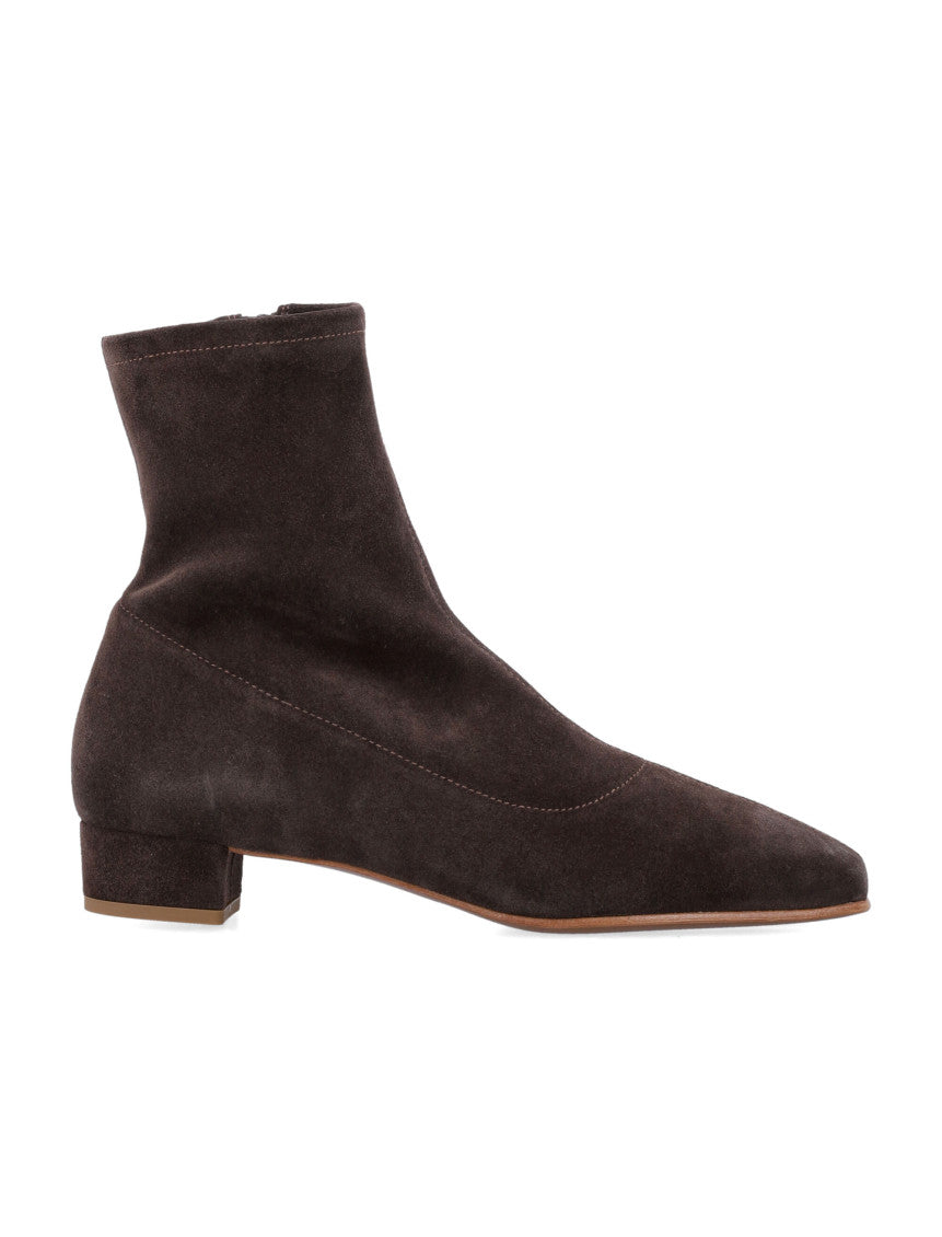 Dark Brown Suede Boots 1