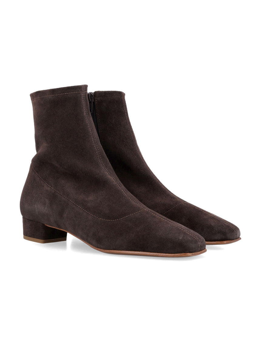 Dark Brown Suede Boots 2