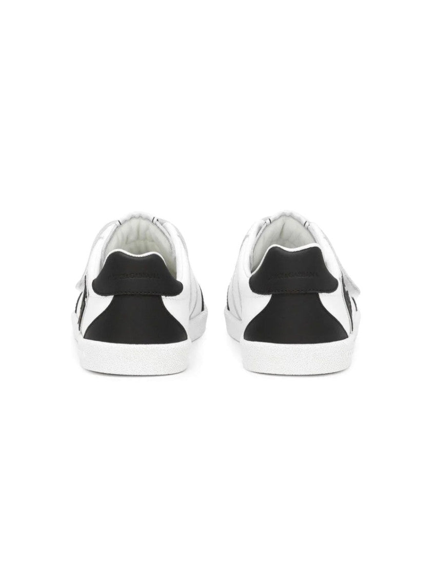 Boys White Color-Block Sneakers 3