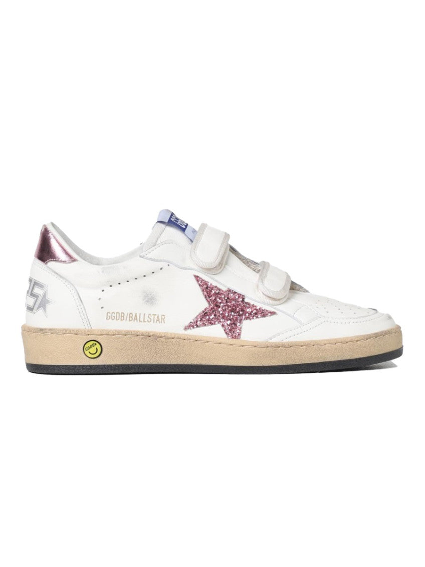 Girls White Embellished Sneakers 1