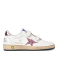 Girls White Embellished Sneakers 1