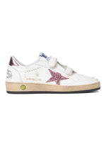 Girls White Embellished Sneakers 1