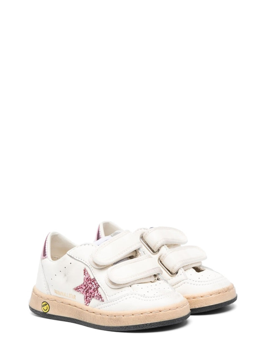 Girls White Embellished Sneakers 2