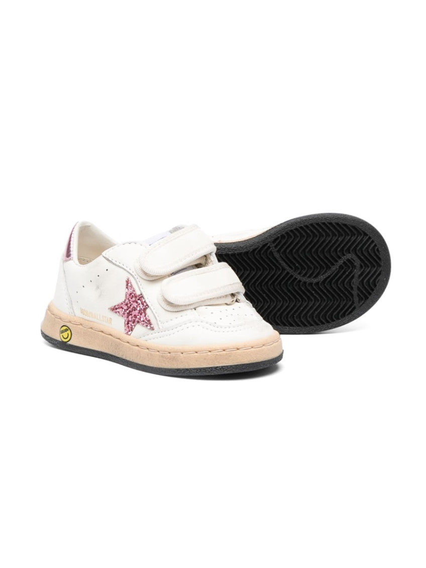 Girls White Embellished Sneakers 4