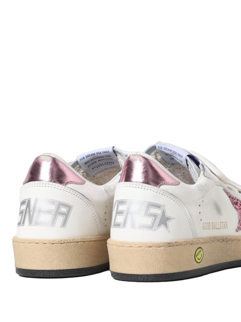 Girls White Embellished Sneakers 5