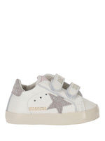 Babies White Star Leather Sneakers 1