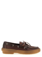 Brown Deck Leather Loafers 1