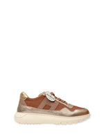 Girls Gold Color Block Sneakers 1