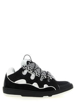 BlackWhite Color Block Sneakers 1
