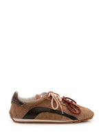 Brown Lace-up Sneakers 1