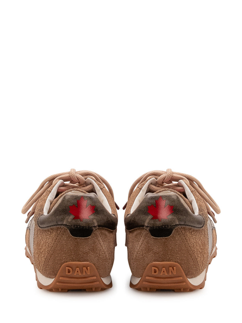 Brown Lace-up Sneakers 3