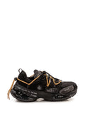 Black Lace Up Sneakers 1