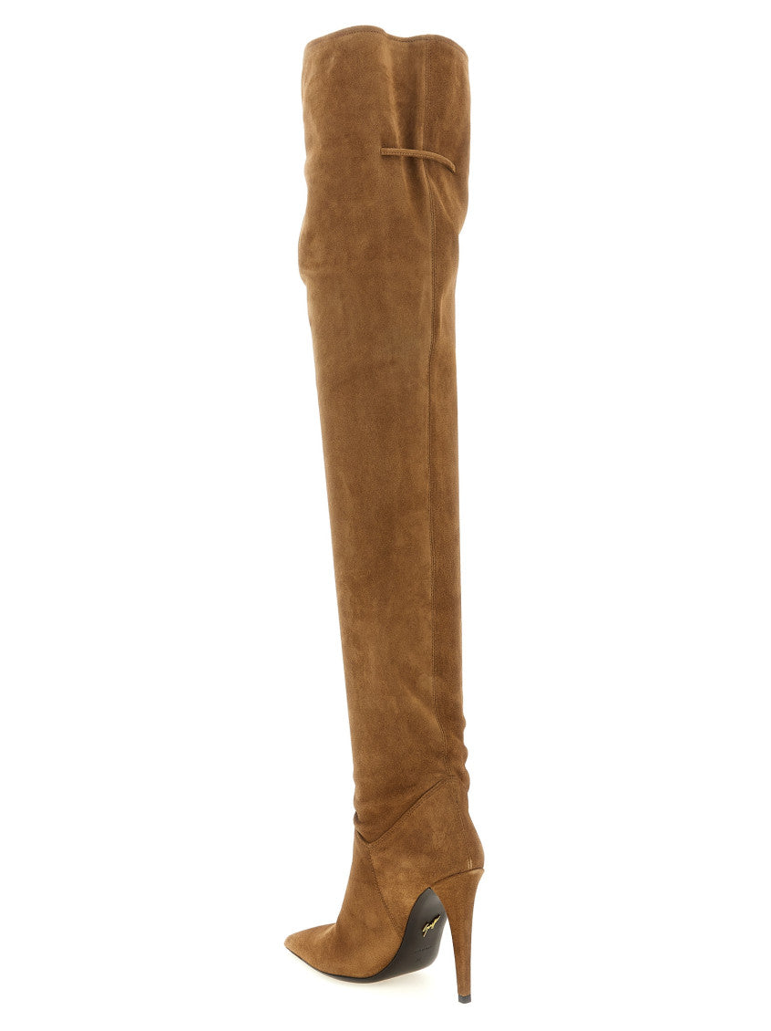 Brown Solid Desire Boots 3