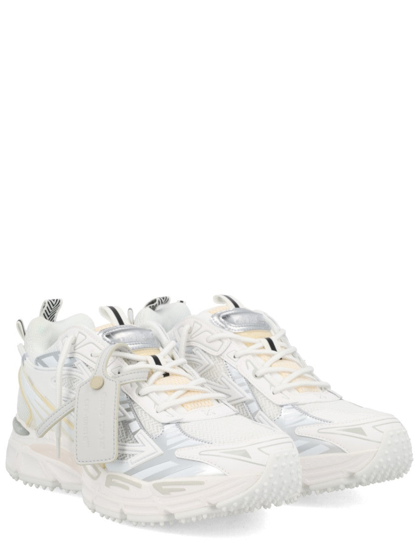 White Lace-up Sneakers 2