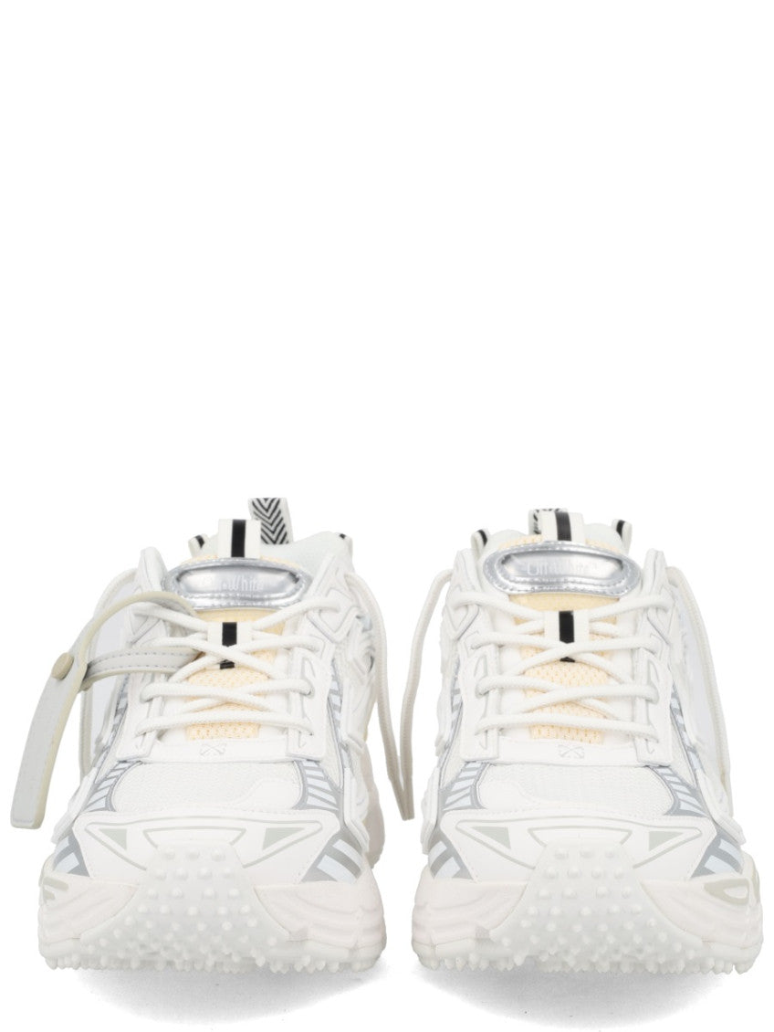 White Lace-up Sneakers 3