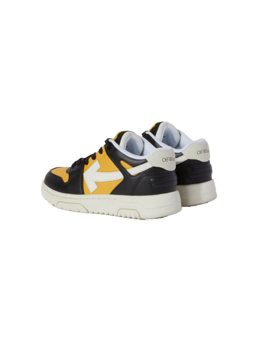 Kids Yellow Color Block Sneakers 3