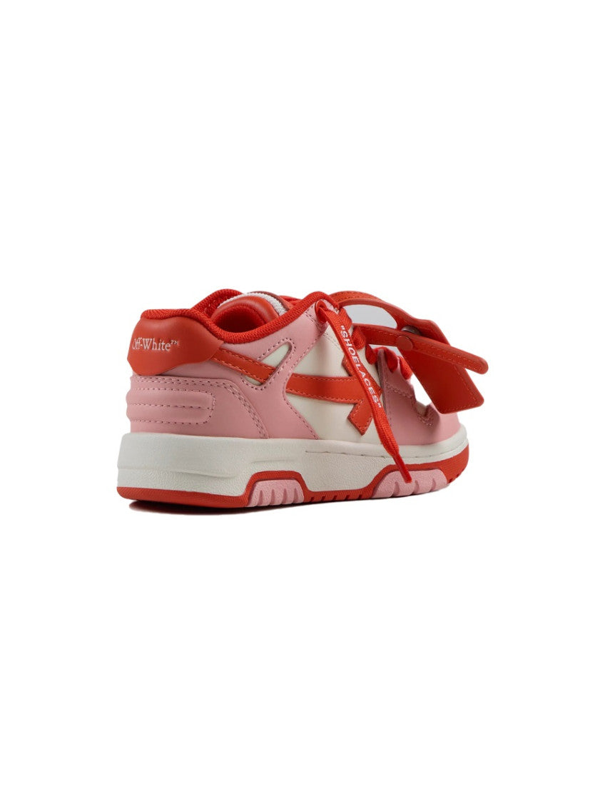 Kids Pink Color Block Sneakers 2