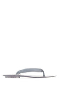 Silver Slip-on Slippers 1
