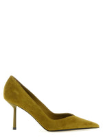 Green Slip On Pumps 1