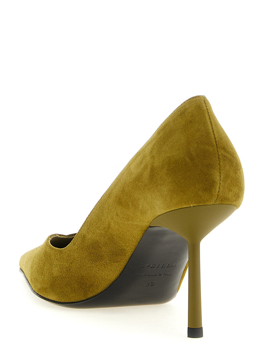 Green Slip On Pumps 3