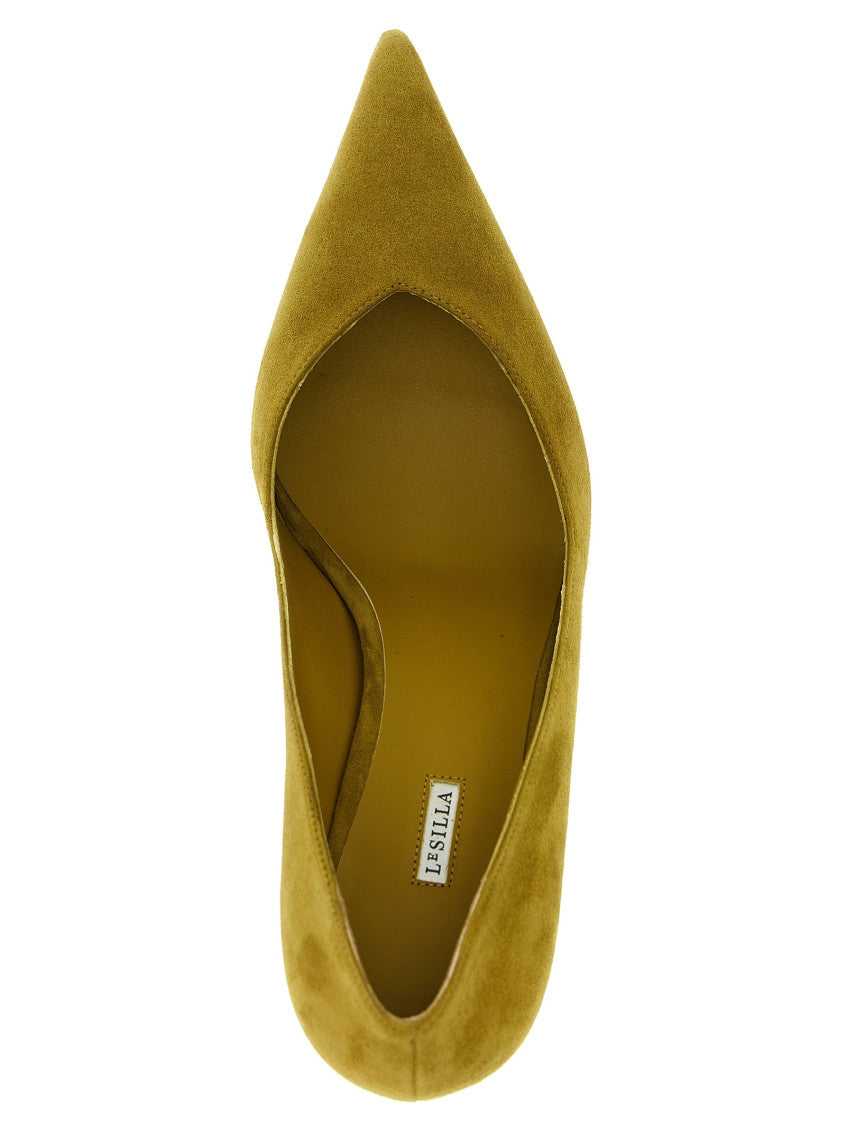 Green Slip On Pumps 4