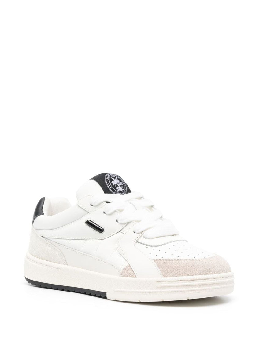White Color Block Sneakers 2