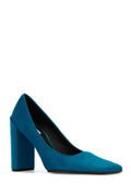 Turquoise Slip-on Pumps 1