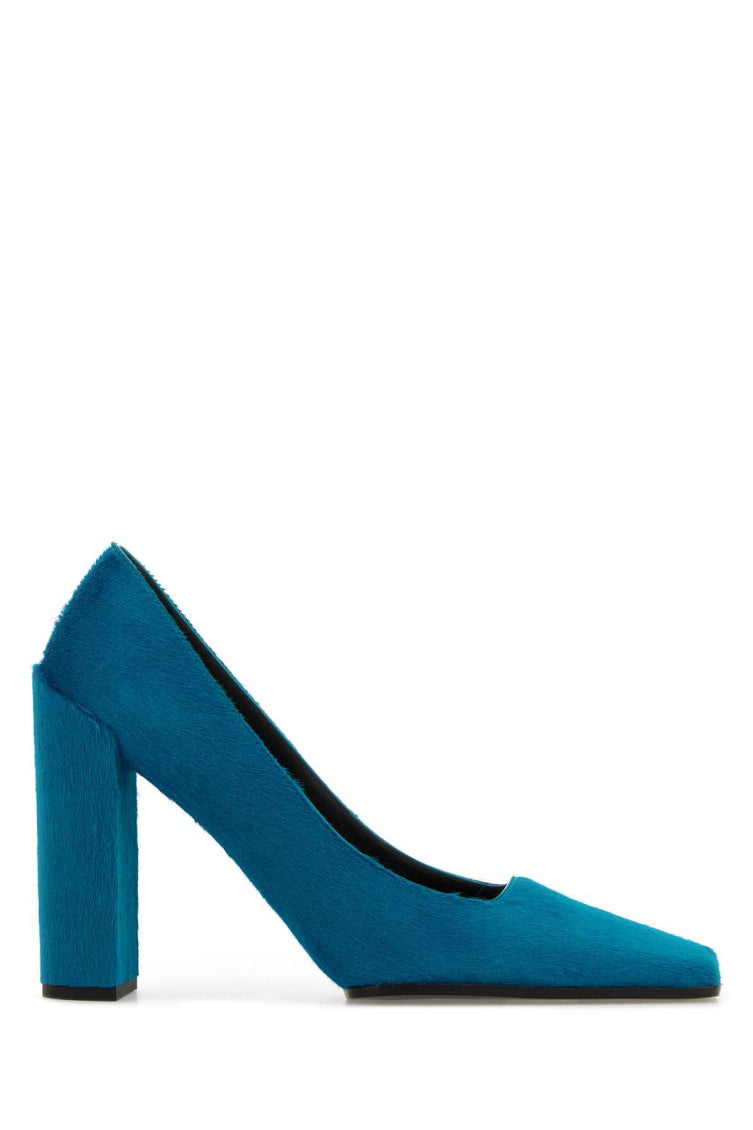 Turquoise Slip-on Pumps 2