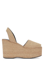 Beige Slingback Wedges 1