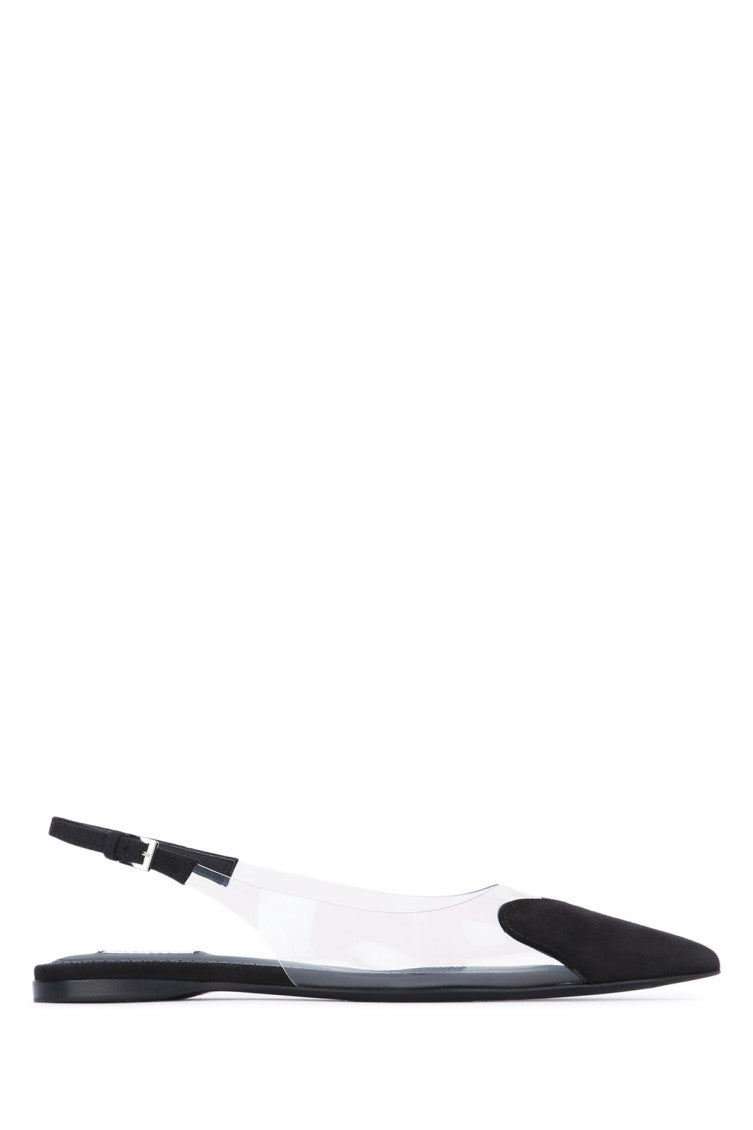 Black Slingback Ballet Flats 1