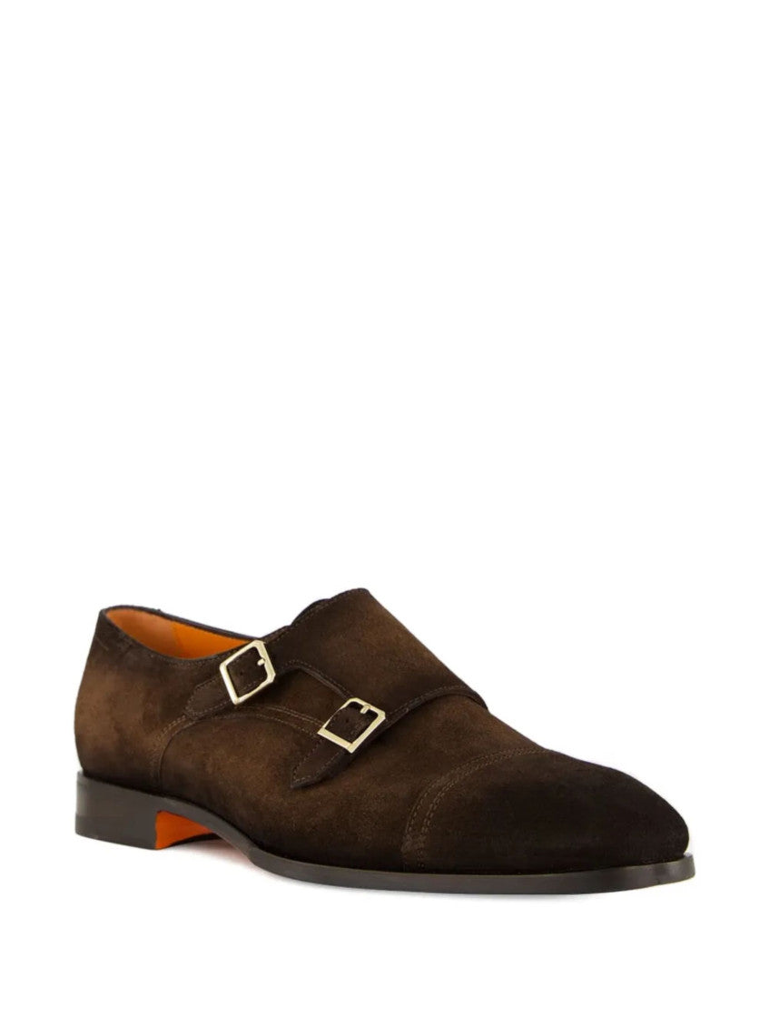 Brown Solid Dress Shoes 2