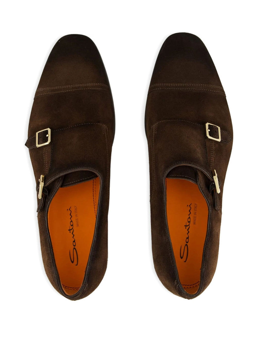 Brown Solid Dress Shoes 3