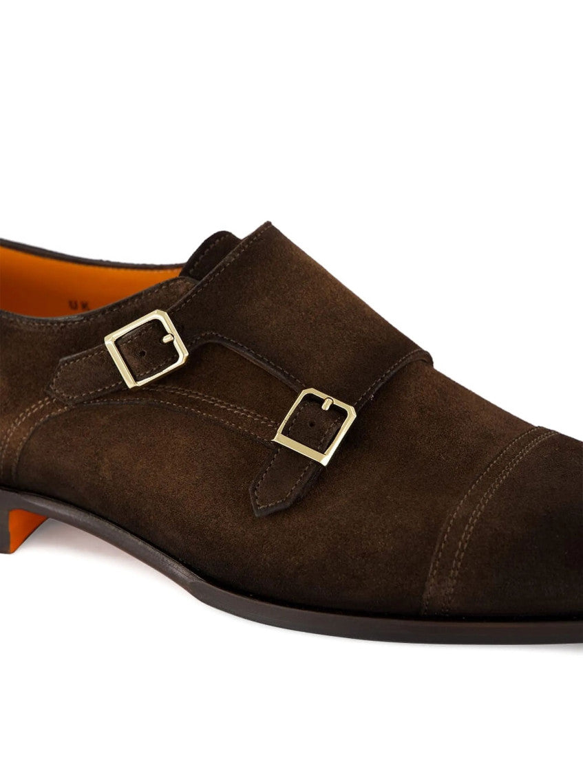 Brown Solid Dress Shoes 5