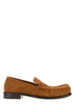 Light Brown Suede Loafers 1