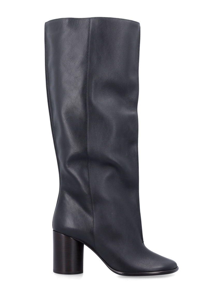 Black Leather Boots 1