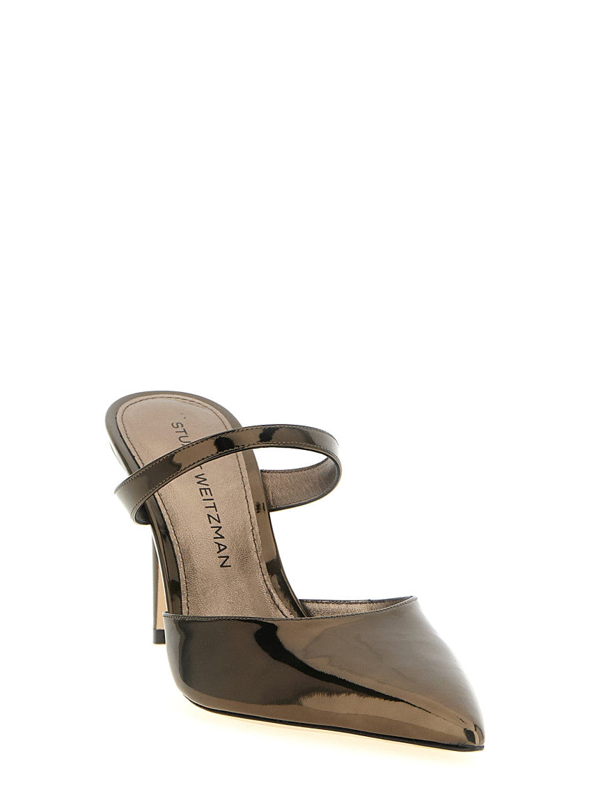 Brown Leather Mules 2