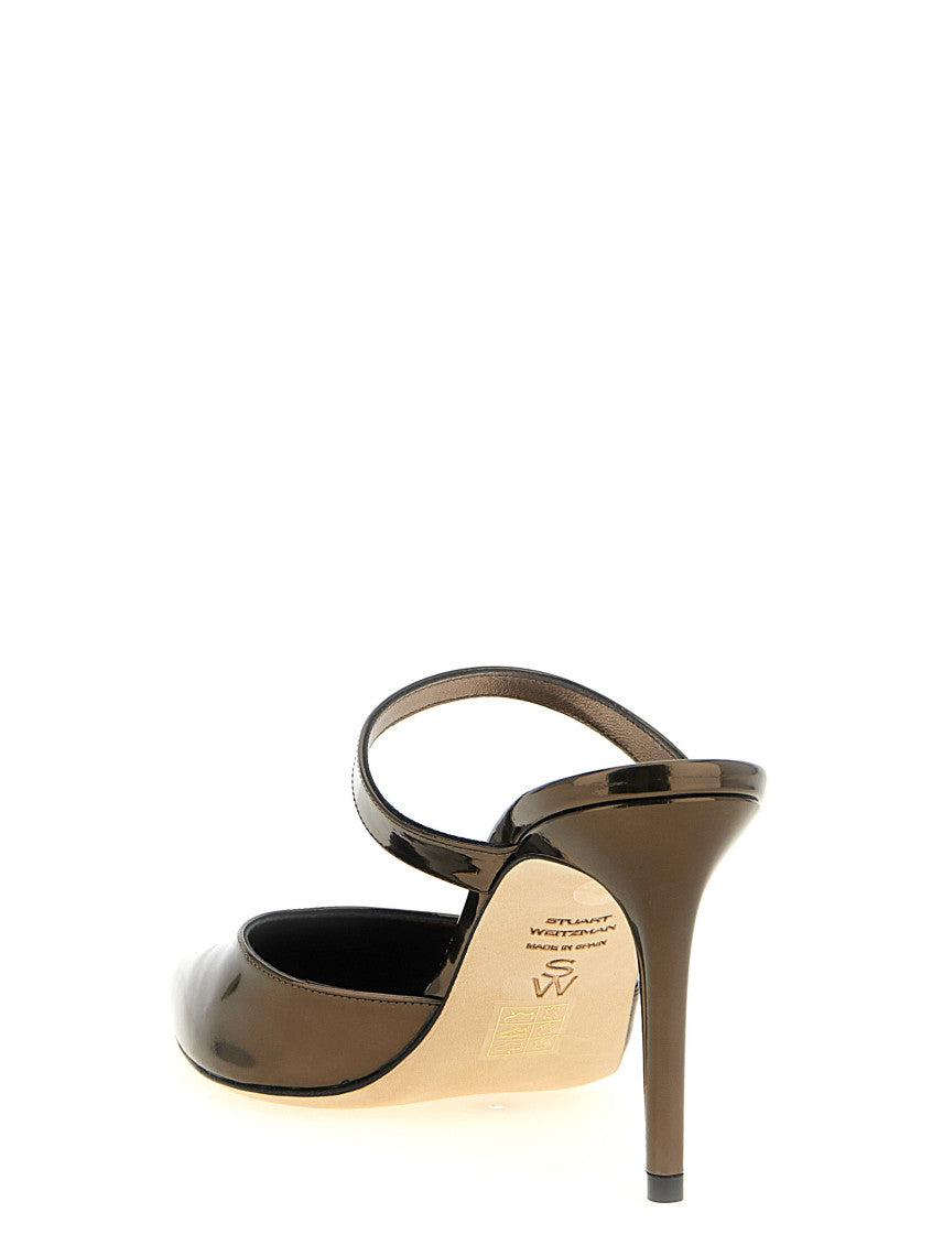 Brown Leather Mules 3